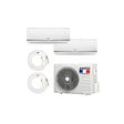 AIRTON - Pack Climatiseur reversible bi-split AIRTON - A Poser Soi-meme - 2500W - 2500W - Readyclim 2x6M - vignette