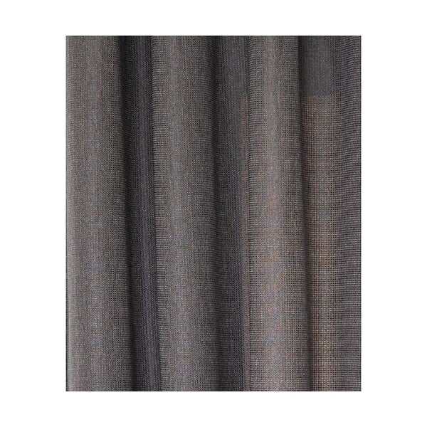 ATMOSPHERA - Rideau à œillets Occultant Tissu Chenille Gris foncé 140 x 260 cm - large