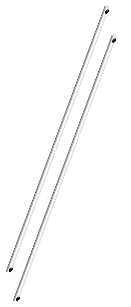 LA CROISEE DS - Tringle DEESSE/DUALIS 6888 2m50 laqué noir RAL9005 - LA CROISEE DS - DS6888-013 - large