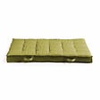 OVIALA - Coussin pour palette matelassé vert 120 x 80cm - Cuzco - vignette