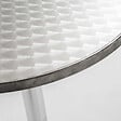 OVIALA - Table de jardin haute en aluminium et 4 chaises hautes - Brixton - vignette