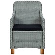 VIDAXL - vidaXL Chaises de jardin avec coussins lot de 2 Résine tressée - vignette