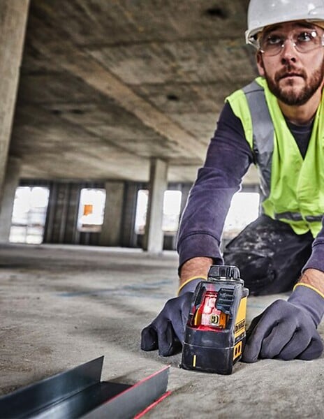 DEWALT - Laser en croix 2 lignes DEWALT DW088K Nivellement automatique - large