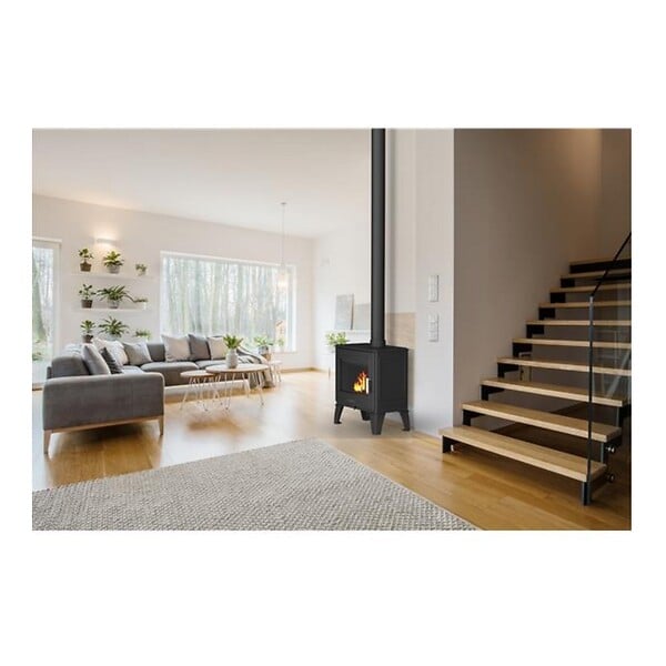 SUPRA - poêle à bois 8.7kw noir - FR9016210B - large
