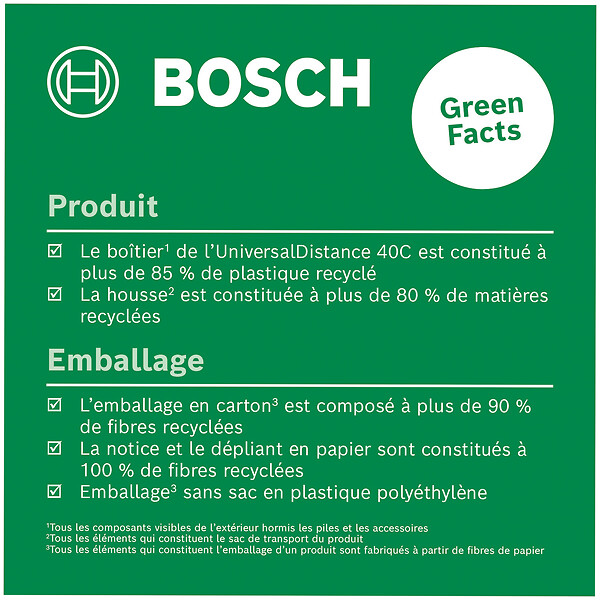 BOSCH - Télémètre laser connecté UniversalDistance 40C - large