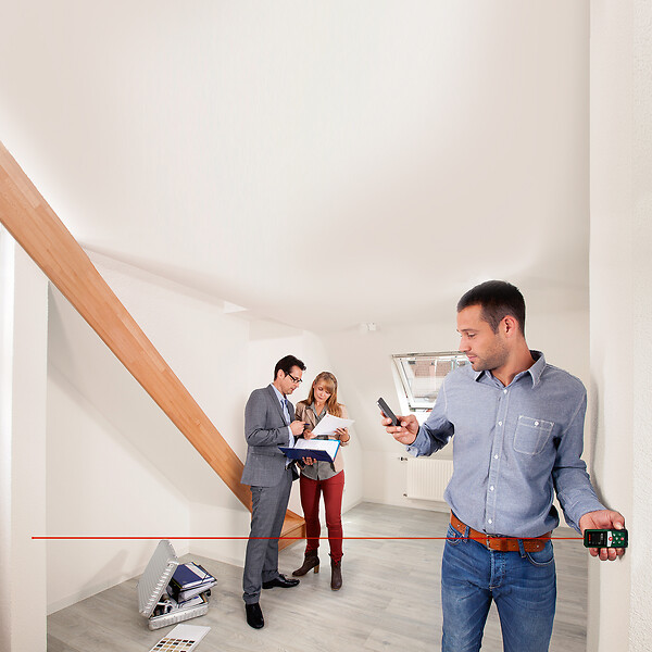 BOSCH - Télémètre laser connecté UniversalDistance 40C - large