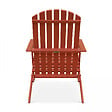 OVIALA - Fauteuil relax pliant en bois d'eucalyptus terracotta - Calgary - vignette
