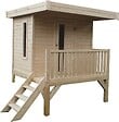SOLID - Maisonnette enfant moderne sur pilotis - Bois - vignette