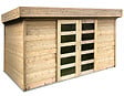SOLID - Abri de jardin Malmö - Bois - 392x304x218,5cm - vignette