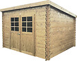 SOLID - Abri de jardin Riom - Autoclavé - Bois - 7,09m2 - vignette