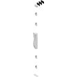 LA CROISEE DS - CREMONE DEESSE 6887 LAQ BLC RAL9010 - vignette