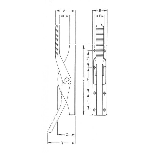 FUHR - CREMONE FUHR A CARRE DE 10MM - large