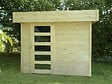 SOLID - Abri de jardin Bergen - Bois - 6.77m2 - vignette