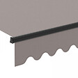 OVIALA - Store banne électrique 4x3m en aluminium taupe - Ouessant - vignette