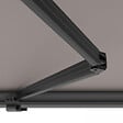 OVIALA - Store banne coffre integral 2.95x2.5m aluminium taupe - Caleta - vignette
