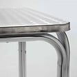 OVIALA - Table de jardin carrée en aluminium - Nothing Hill - vignette