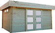 SOLID - Abri de jardin Viborg - Autoclavé - Bois - vignette