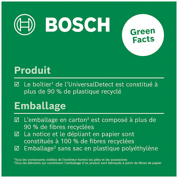 BOSCH - Détecteur de matériaux UniversalDetect - large