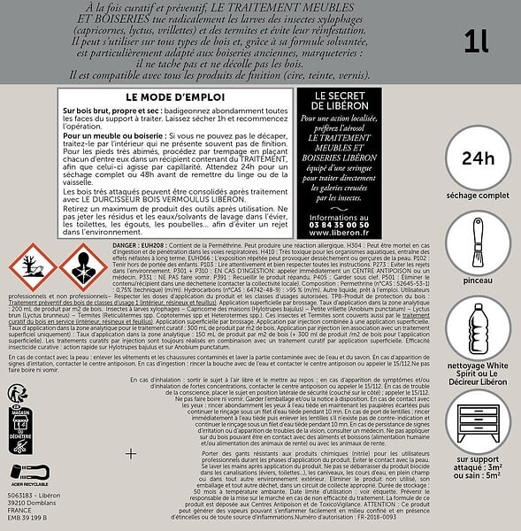 LIBERON - Insecticide Meubles 1L - large
