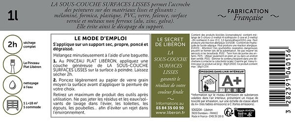 LIBERON - Sous-couche Surfaces lisses Pot 0.5l - large
