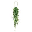 ATMOSPHERA - Plante tombante artificielle pot doré rétro et vintage H 82 cm - vignette