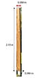 HABRITA - Poteau pour kit brise vue - Bois - vignette