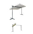 HABRITA - Pergola marquise - Acier - 9m² - vignette