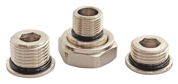 SOMATHERM FOR YOU - Adaptateur universel de robinet de chauffage 3/8" - 1/2 - large