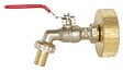 SOMATHERM FOR YOU - Kit complet récupérateur eau de pluie - Robinet et raccord pour cuve 1000L - vignette