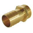 SOMATHERM FOR YOU - Raccord cannelé droit - Mâle 1/2" pour tuyau d'arrosage Ø15mm - vignette