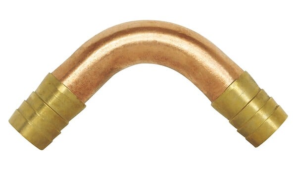 SOMATHERM FOR YOU - Raccord cannelé Coude égal - Pour tuyau d'arrosage Ø19 ou 20mm - large