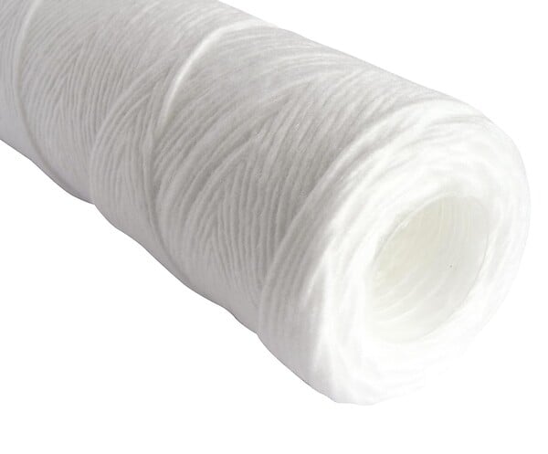 AQUAWATER - Cartouche filtrante bobinée 20µ - Taille standard 9"3/4 - Durée 12 mois - large