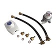 SOMATHERM FOR YOU - Ensemble détendeur gaz 1,3 Kg/h + inverseur avec lyres pour 2 bouteilles BUTANE - vignette