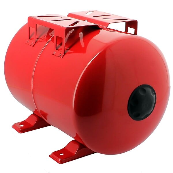 GT MARKET - Réservoir pression à vessie horizontal - 50 litres - large