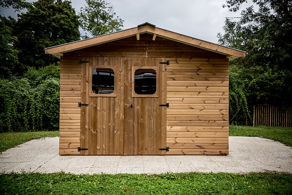 HABRITA - Abri de jardin - Bois - 19mm - 7.25m2 - large