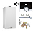 CHAFFOTEAU - Chaudière Gaz Condensation Inoa Green Chaffoteaux 25 kW Complète (Ventouse + Douilles + Dosseret) avec Thermostat Connecté - vignette