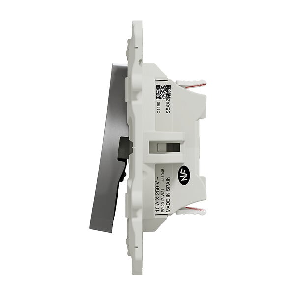 SCHNEIDER ELECTRIC - Odace, double va-et-vient Alu, à vis, connexion rapide - large