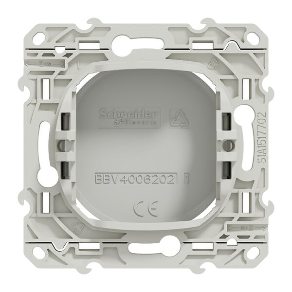SCHNEIDER ELECTRIC - Odace, obturateur Blanc, à vis - large