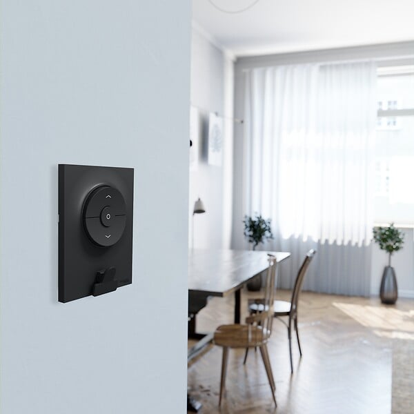 SCHNEIDER ELECTRIC - Odace, interrupteur Antracite 3 boutons montée-descente-stop pour VR - large