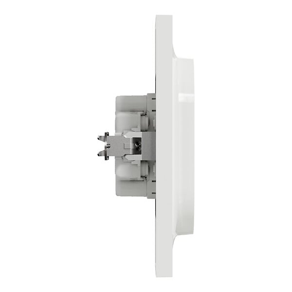 SCHNEIDER ELECTRIC - Prise de courant 2P+T double Odace  - Blanc - large