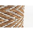 M.CEZARE - Panier souple Elise - 35 x 35 x 35 cm - taille L - jute - motifs chevrons - vignette