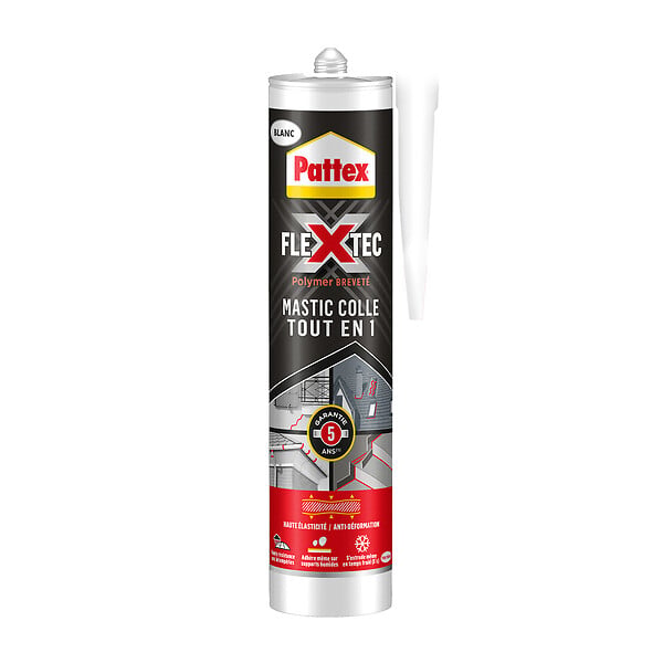 PATTEX - PATTEX Colle & Jointe Flextec Blanc cart 389g - large