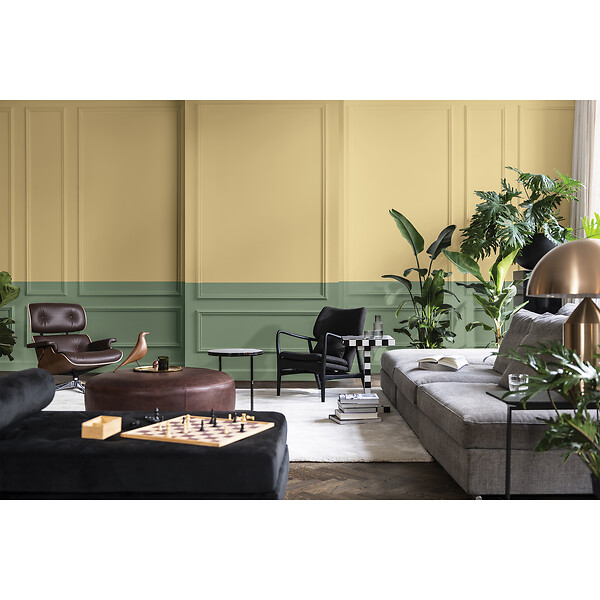 DULUX VALENTINE - Peinture Murs et boiseries Valentine - Mat Velouté - Rêve Epicé - 2L - large