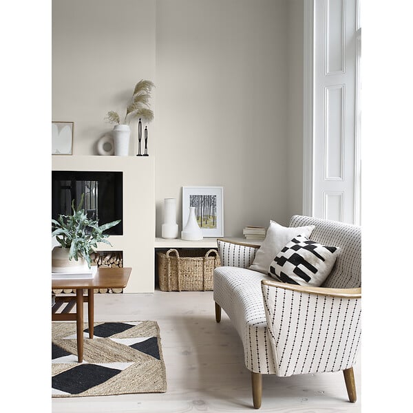DULUX VALENTINE - Peinture Murs Valentine - Mat Velouté - Blanc Taj Mahal - 2L - large