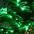 VIDAXL - vidaXL Palmier à  LED 96 LED Blanc chaud 180 cm - vignette