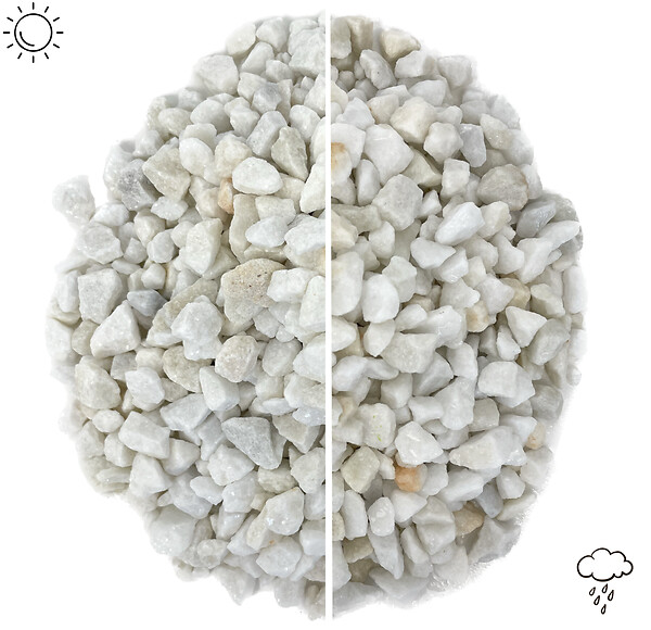 JARDINAT - Gravier Blanc Pur 6/12 - 500Kg - large
