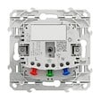 SCHNEIDER ELECTRIC - Wiser Odace - Prise 2P+T connectée - 16A  - zigbee - Blanc - vignette