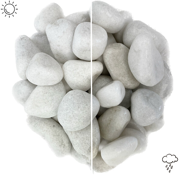 JARDINAT - Galet Blanc Pur 24/40 - 250 KG - large