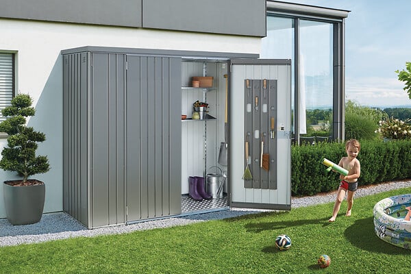 BIOHORT - Armoire à outils T 230 - Métal - Gris foncé - large