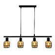 C-CREATION - Suspension Nautil c creation noir cuivré. - vignette